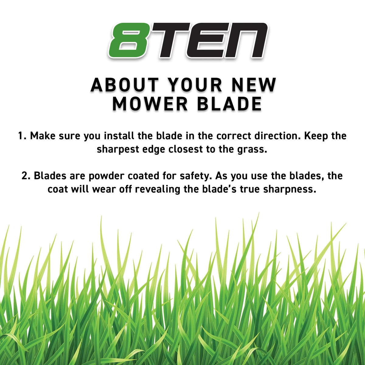 8TEN Blade Spindle Kit for Exmark Titan ZX MR 5400 (2015–2020) 115-9650-03 139-7455