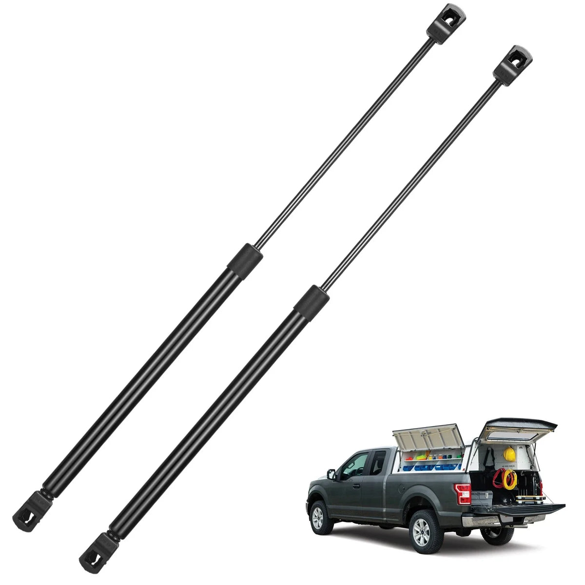 Gas Strut for Camper Shell Truck Topper Door (C16 18.7" 28Lb)