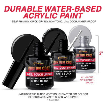 Gloss Black Custom Shop Silver 3 Fl Oz for Automotive Use (Pack of 1)