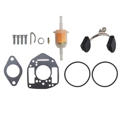 Carburetor Repair Kit & Fuel Filter for NIKKI (146-6100, 146-0479, 146-0496)