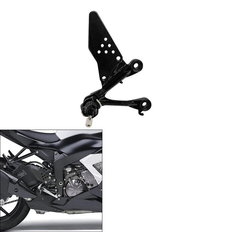 Driver Foot Pegs Bracket Kit for Kawasaki Ninja ZX6R ZX636 (2009–2024)