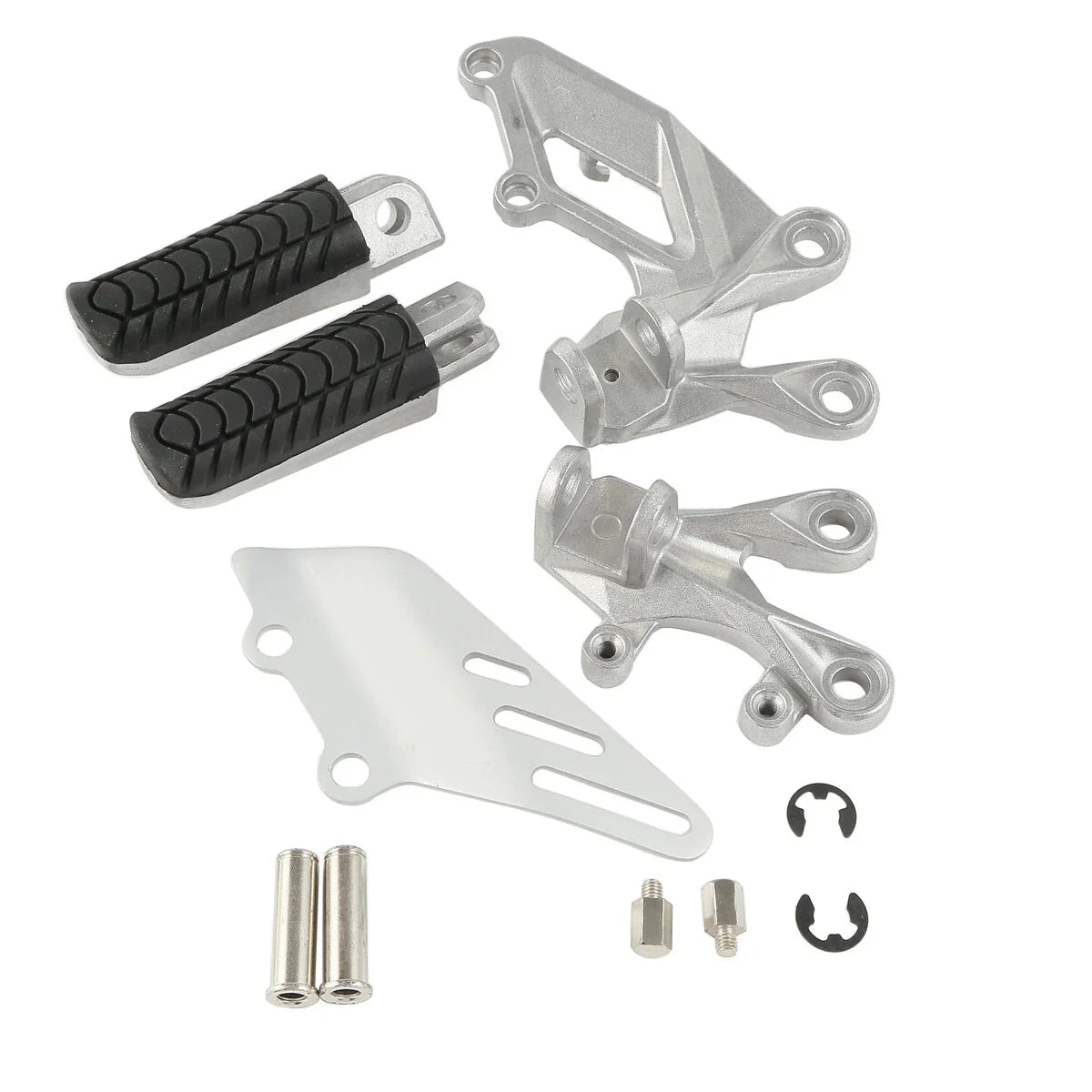 Front Driver Footpegs Bracket Set for Kawasaki Ninja ZX14R ZZR1400 (2006–2023)