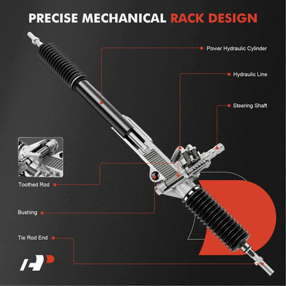 Power Steering Rack & Pinion Assembly for Ford Taurus (2000–2007) 1F1Z3280AA, 2F1Z3504AARM, 4F1Z3504AA, 5F1Z3504A, 6F1Z3504A, 22-246