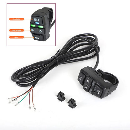 Handlebar Switch Button for Motorcycle (DGNK36) 7/8in