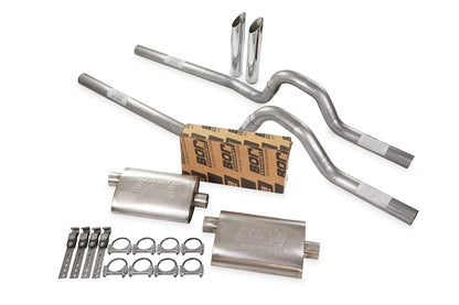 Dual Exhaust Kit 2.5" Borla Pro XS for GM C/K20 3/4 Ton (1973–1980)
