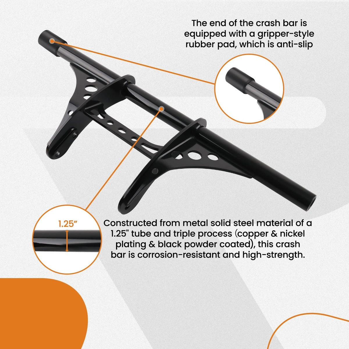 Engine Guard Highway Crash Bar for Harley Sportster 883 1200 XL (2004–2022)
