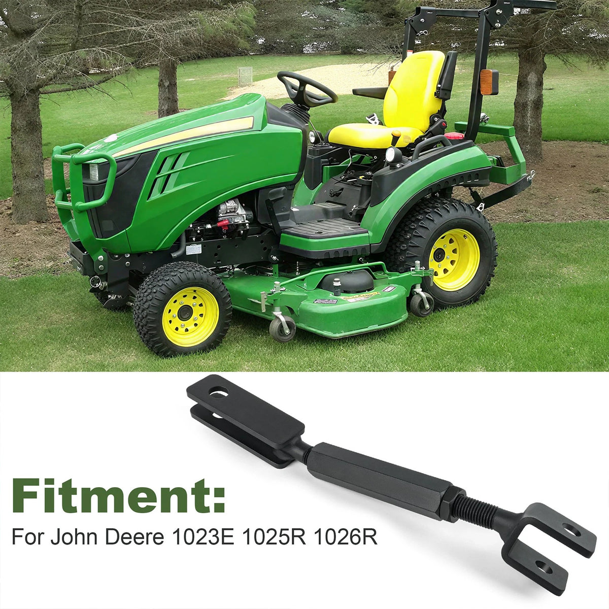 3-Point Hitch Adjustable Lift Link LVA16296 for John Deere 1023E 1025R 1026R