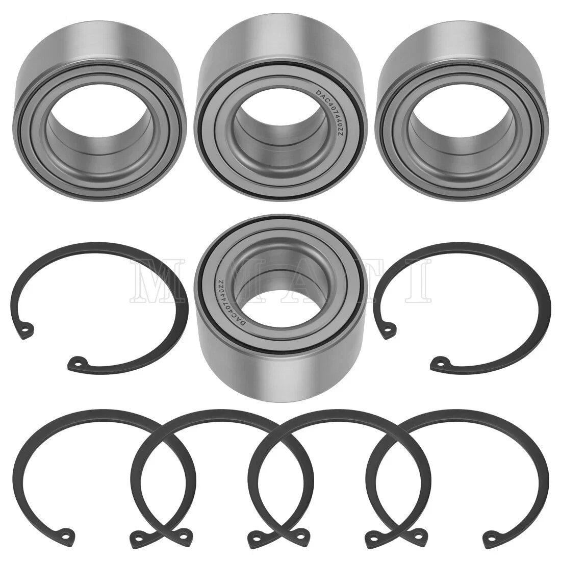 4X Front Rear Wheel Bearings Kit for Polaris Ranger XP 1000 900 800 700 Crew