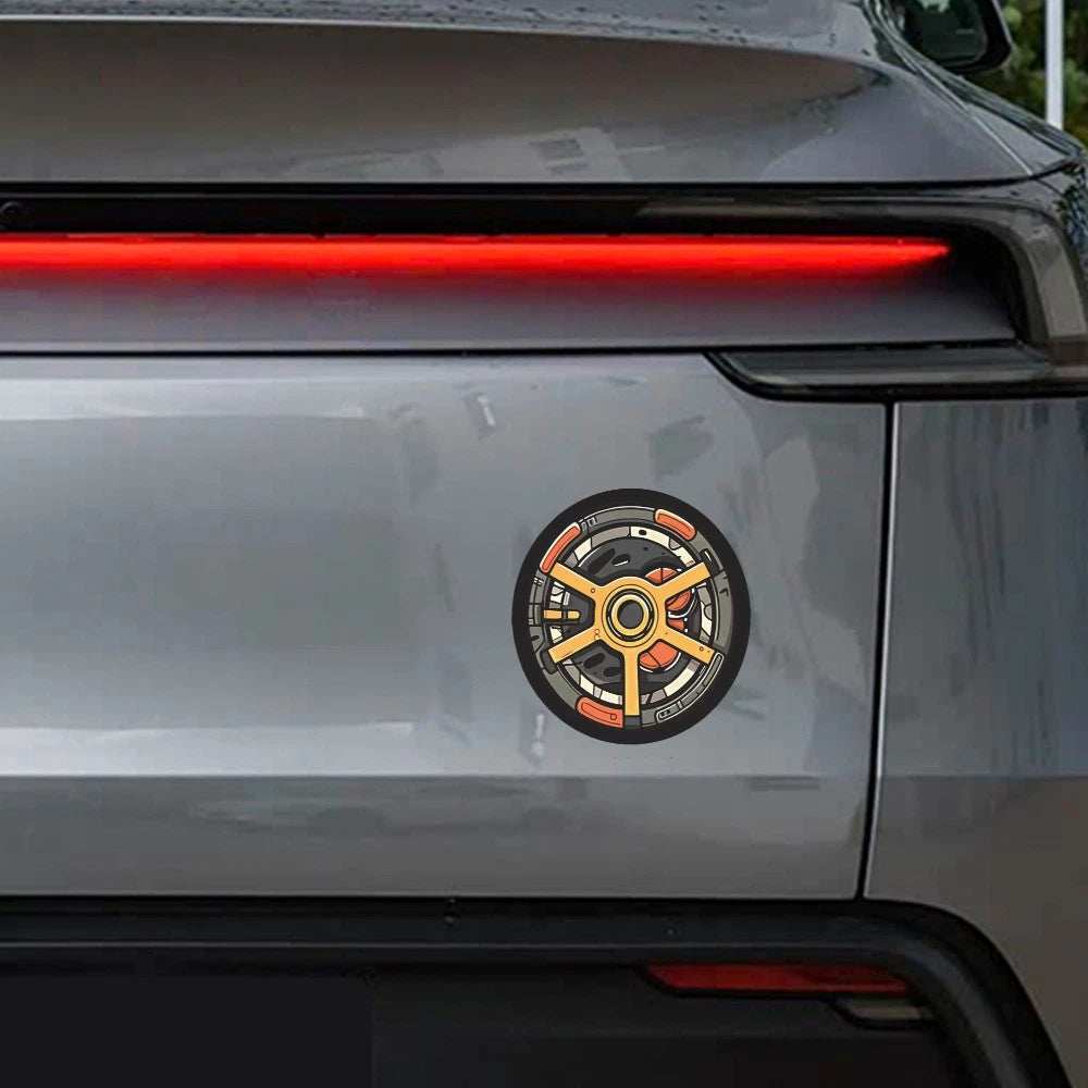 Tire Stickers Waterproof for Car Windows and Refrigerators