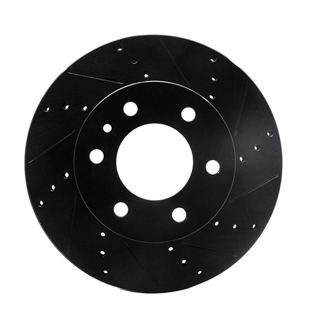Rotor Set Front for Volkswagen Crafter (2016–2017) ALX-PAU-DF-8002-40074-CLA7, Drilled and Slotted, Black