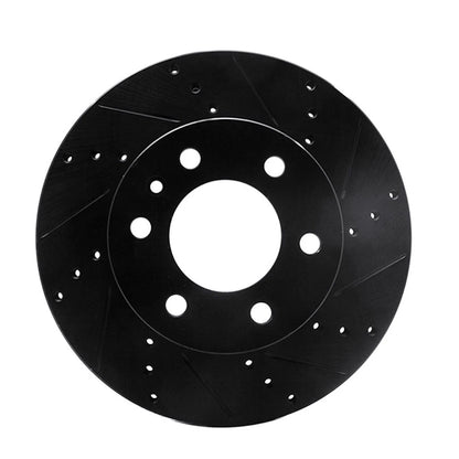 Rotor Set Front for Volkswagen Crafter (2016–2017) ALX-PAU-DF-8002-40074-CLA7, Drilled and Slotted, Black