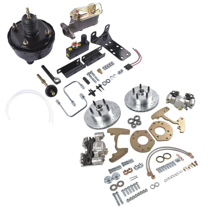 Front Power Disc Brake Conversion Kit for Ford Mustang (1964–1966)