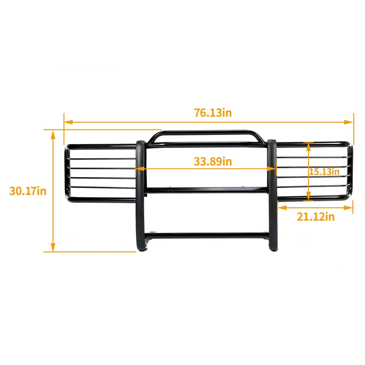 Steel Grille Brush Bumper Guard for Chevy GMC Silverado Sierra (1988–2000)