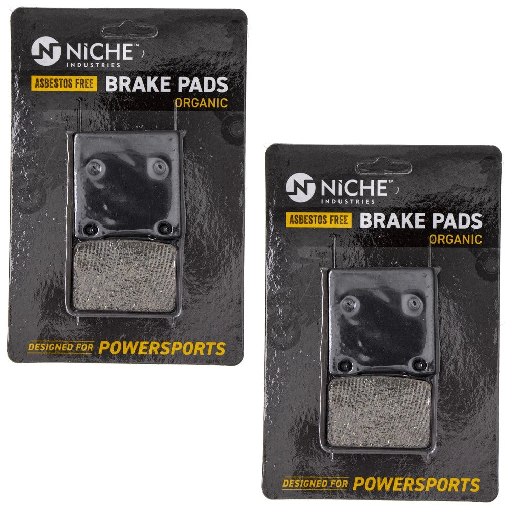 Brake Pad Set for Kawasaki Vulcan 1600, Suzuki VX800 (Complete Organic)