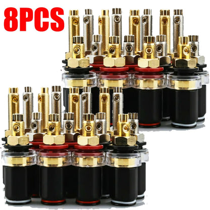 8PC Binding Post Socket Terminal for Amplifier Speaker