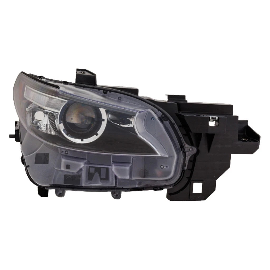 Headlight Passenger Side Clear Lens for Mazda CX-9 (2016–2022) | LED | MA2503148, KLX-KSI-635536F-CL360A50