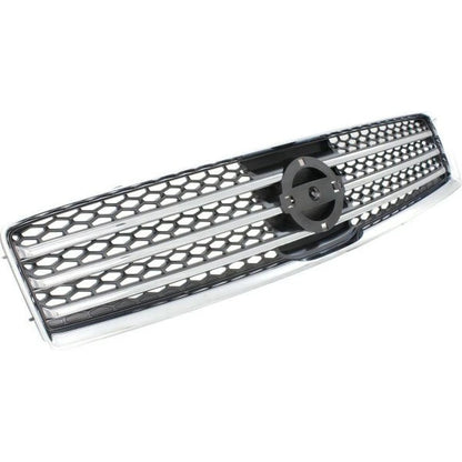 Front Upper ABS Grille for Nissan Maxima (2009–2011) FG948CG Chrome & Gray