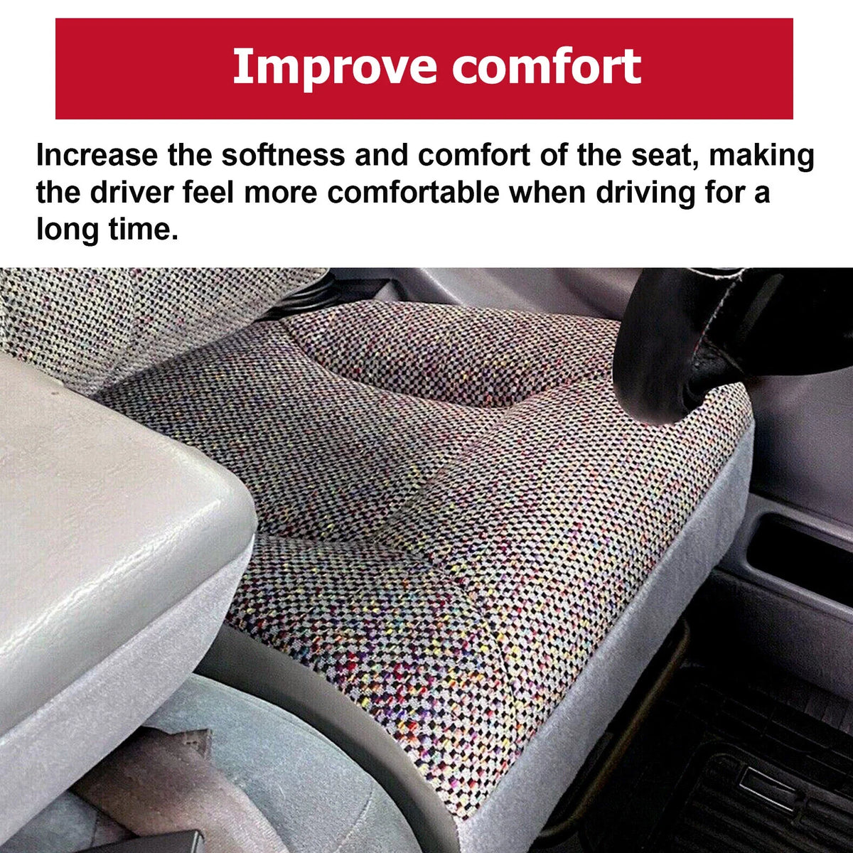 Driver Bottom Fabric Cloth Seat Cover for Dodge Ram 1500 2500 3500 (1998–2002)