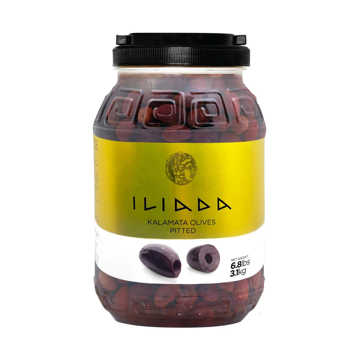Pitted Kalamata Olives for Greek Cuisine (6.8 lbs)