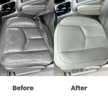 Set of 4 Front Leather Seat Covers for Chevy Silverado GMC Sierra (2003–2006)