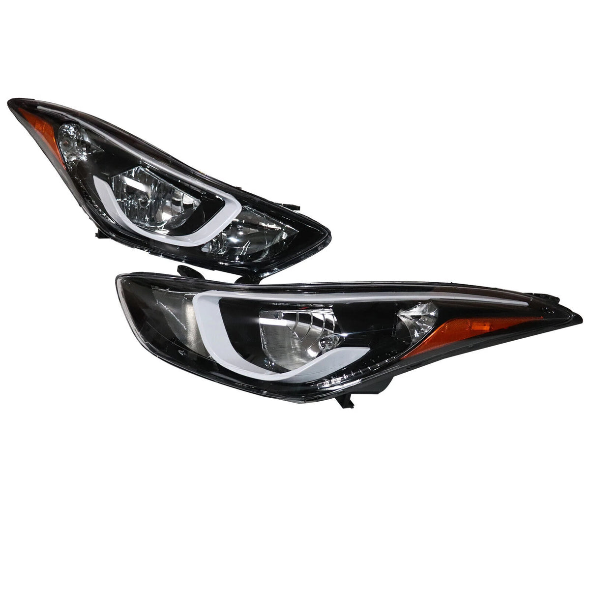 Set of 2 Halogen Headlights for Hyundai Elantra (2014–2016) 92102-3Y500, HY2503187