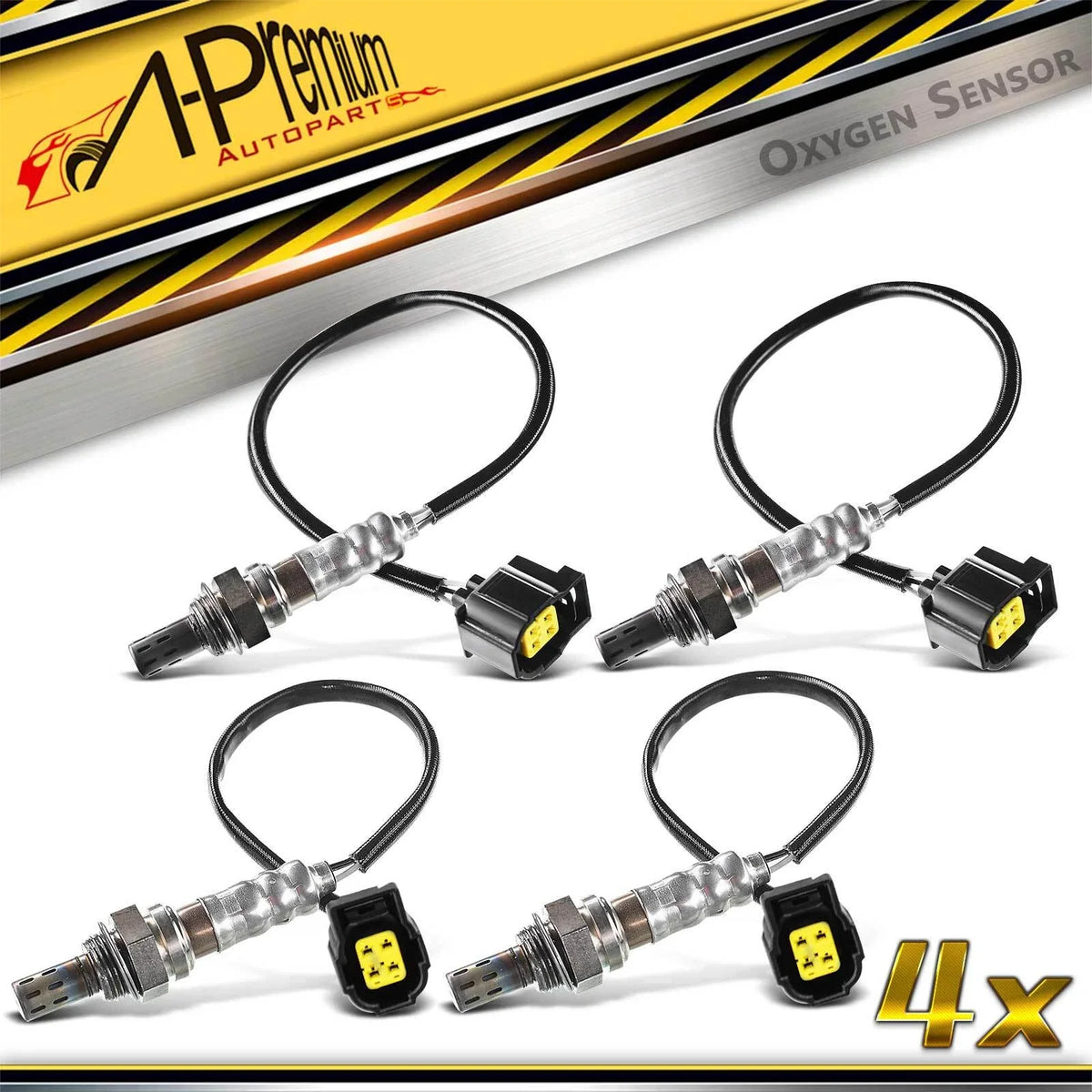 Set of 4 O2 Oxygen Sensors for Jeep Grand Cherokee