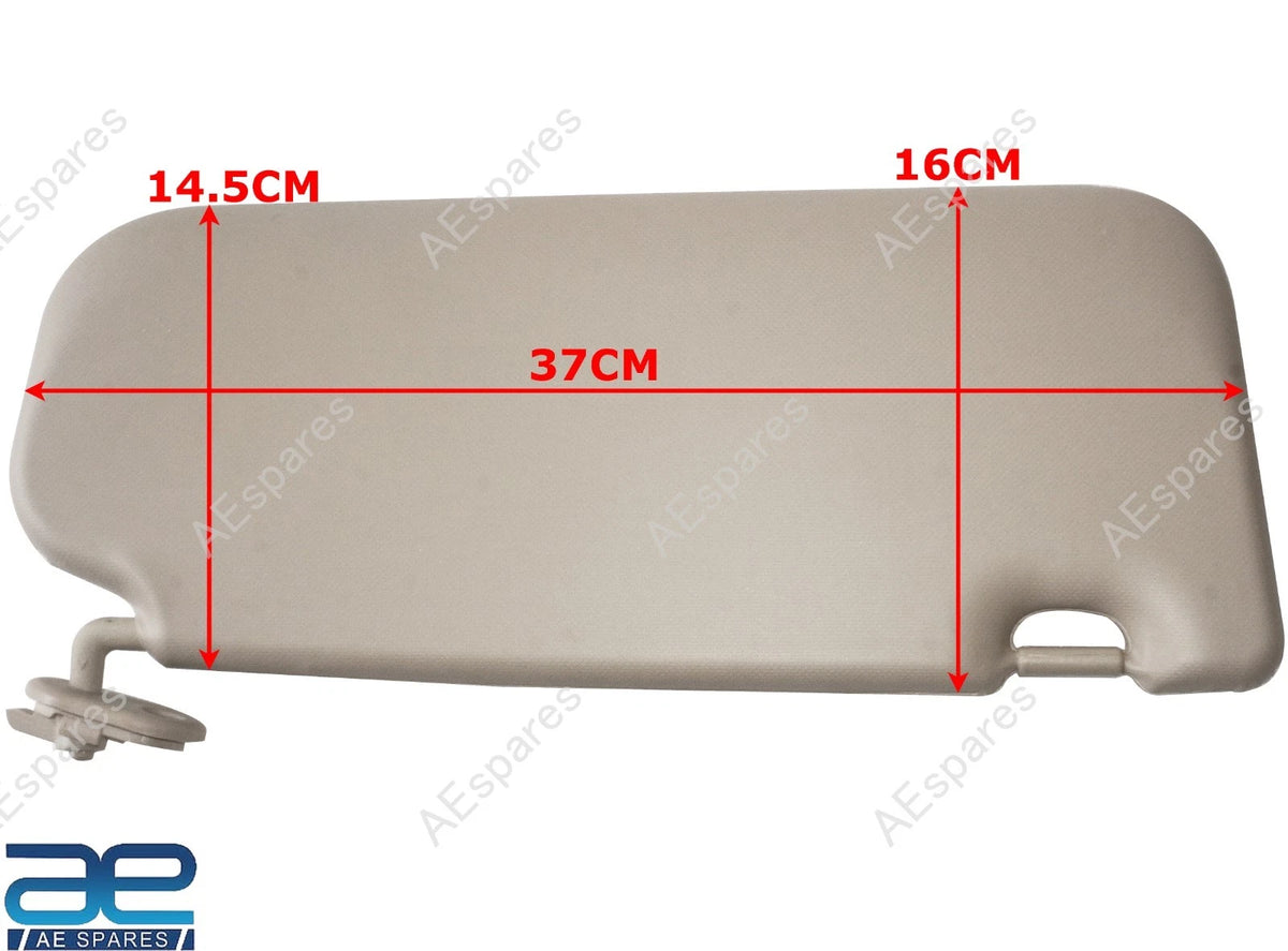 Sun Visor Assembly LH for Hyundai i20 (2008–2012) 852101J110TA, 85210-1J110TA