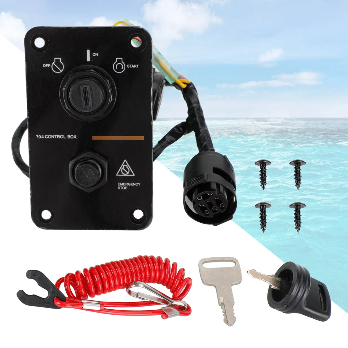 Engine Switch Panel for Yamaha Outboard Motors (704-82570-08-00)