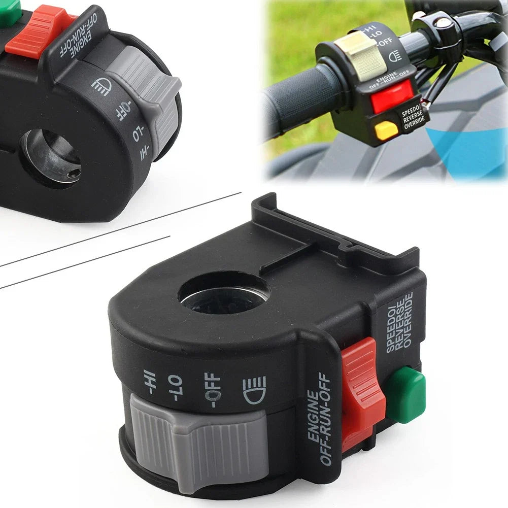 Handlebar Hi/Lo Beam Light/Kill/Stop Switch for Laris Srtsman ATP ATV