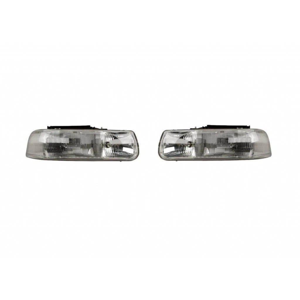 Set of 2 Headlights for Chevy Silverado 1500/2500 HD (2001–2002) MLX-PAIR-SHE901-150QL-CL360A50, GM2502187