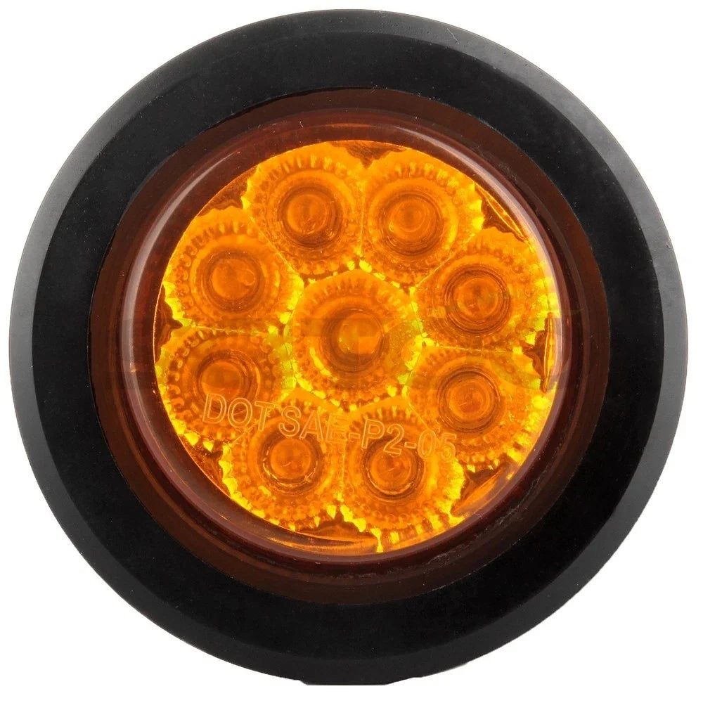 6PCS Amber Side Marker for Peterbilt 379 (1997–2000) & 357 (1988)