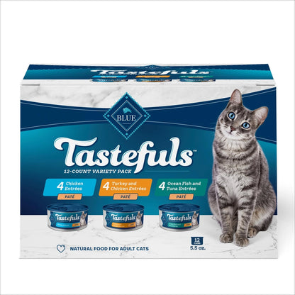 Pack of 12 Blue Buffalo 5.5 Ounce Variety Pack