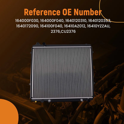 Engine Radiator for Toyota Sequoia Tundra 4.7L V8 (2001–2007) 164000F030