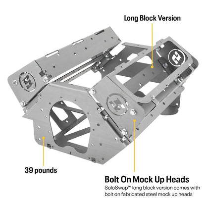 BBC Mock Up Engine Swap Long-Block w/ Heads for SoloSwap (91089661-LONG)