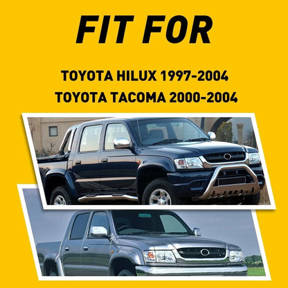 Set of 2 Rear Cab Quarter Windows Latch Lock for Toyota Hilux (1997–2004)