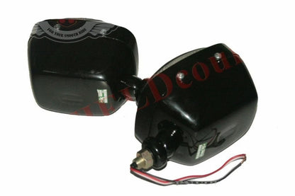 Headlamp Assembly for New Holland Tractor (Halogen, Rectangular, Black)