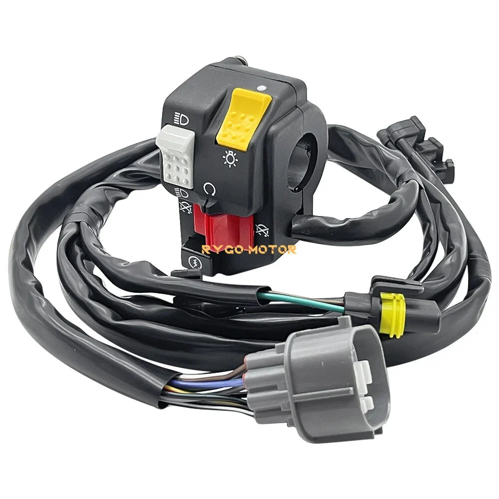 Handlebar Control Switch Start Kill Headlight for Honda TRX500FM (2008–2011)