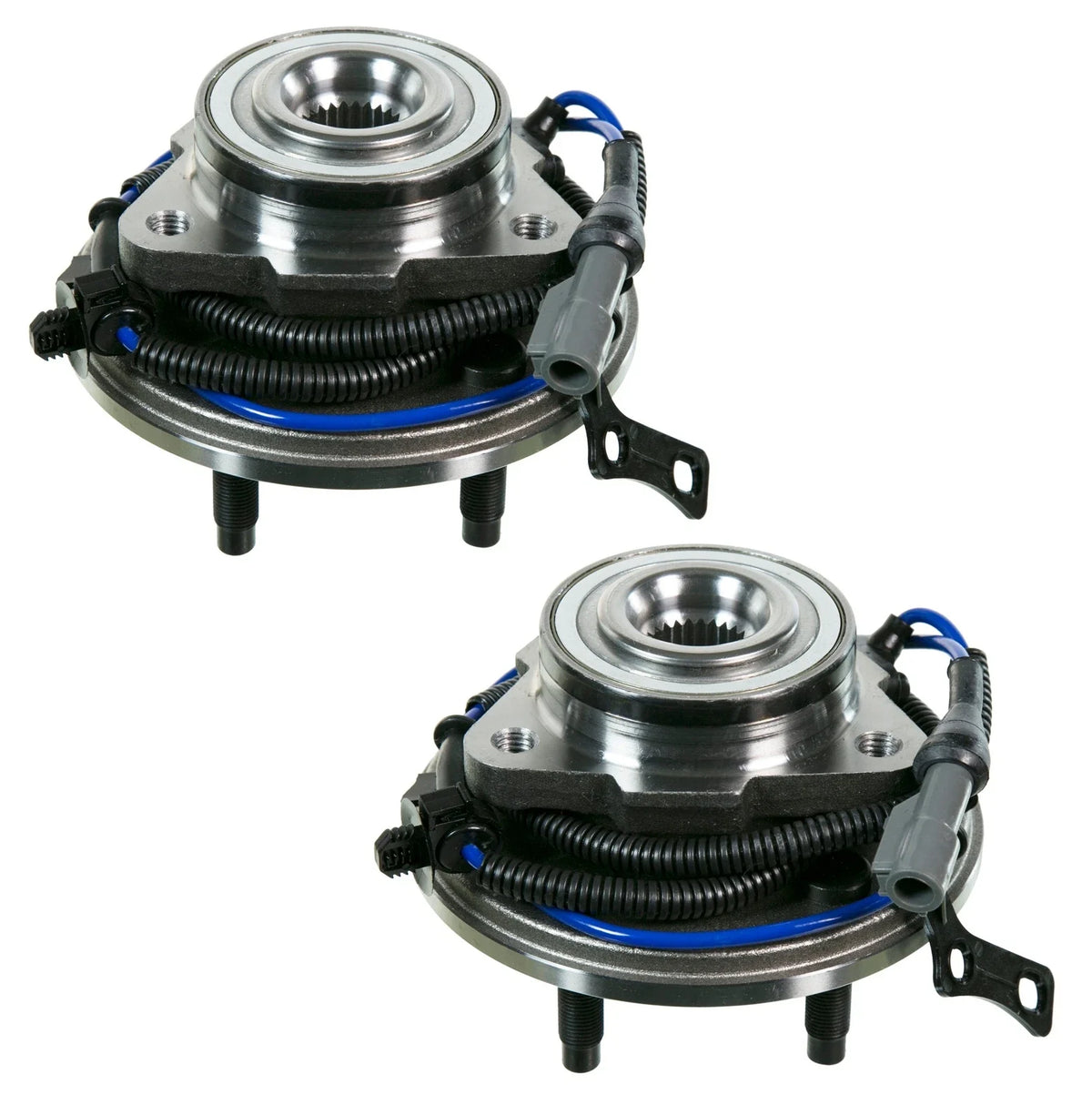 Set of 2 Front Moog Wheel Bearing Hub Assemblies for Ford Explorer