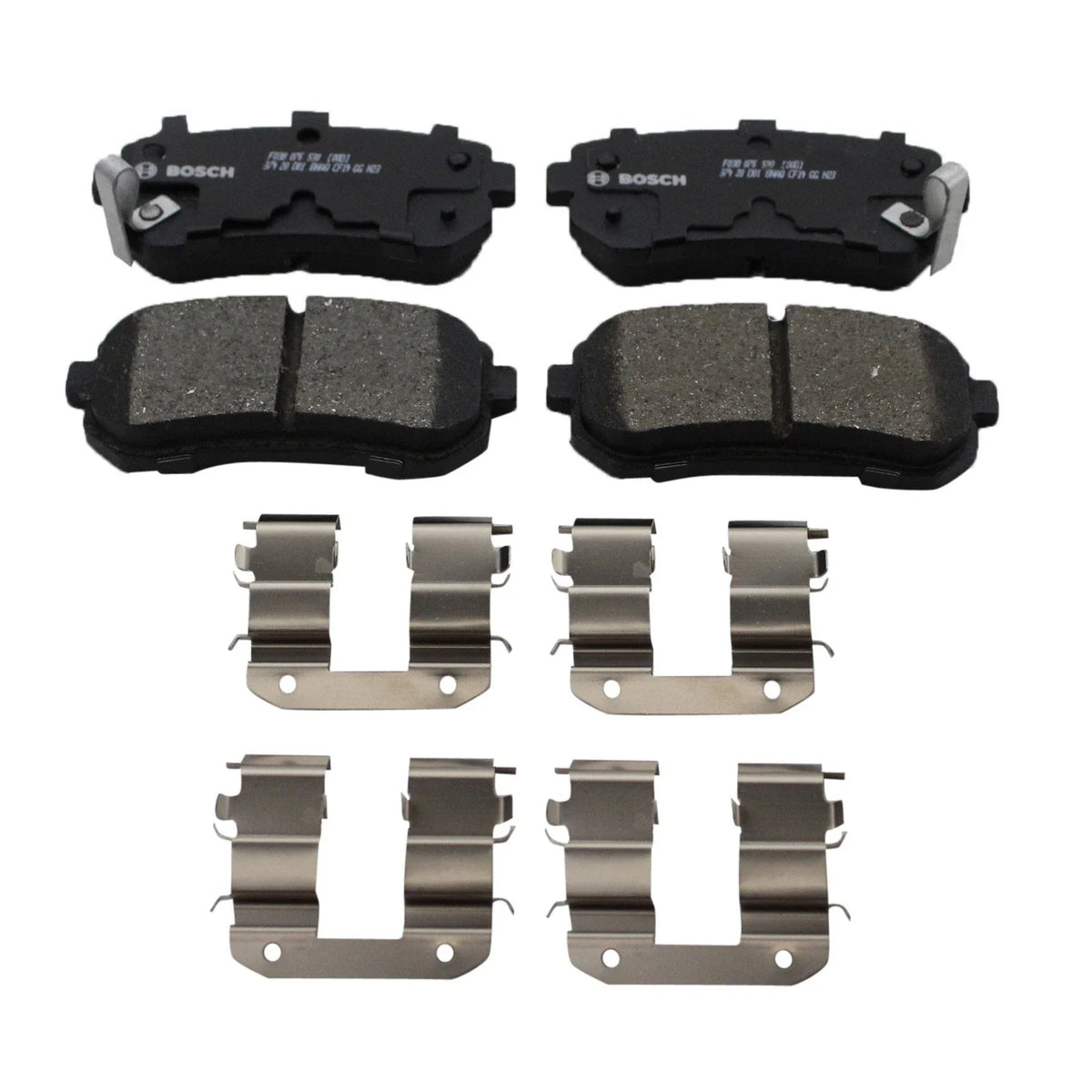 DuraGo Rear Rotors & Bosch QuietCast Ceramic Pads for Forte Koup (2010–2016)