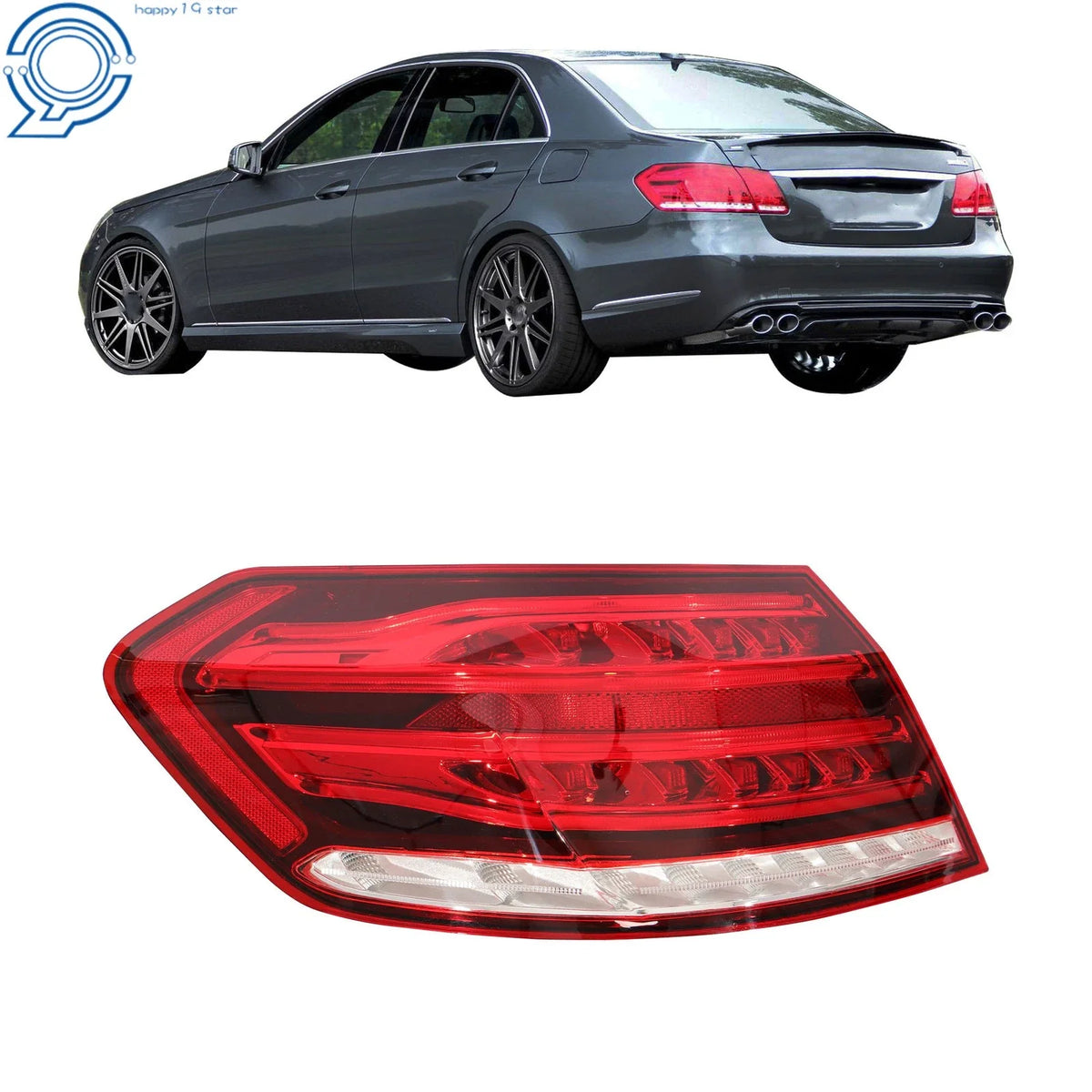 Tail Light Outer Driver for Mercedes Benz E250 E350 E550 E63 AMG (2014–2016)