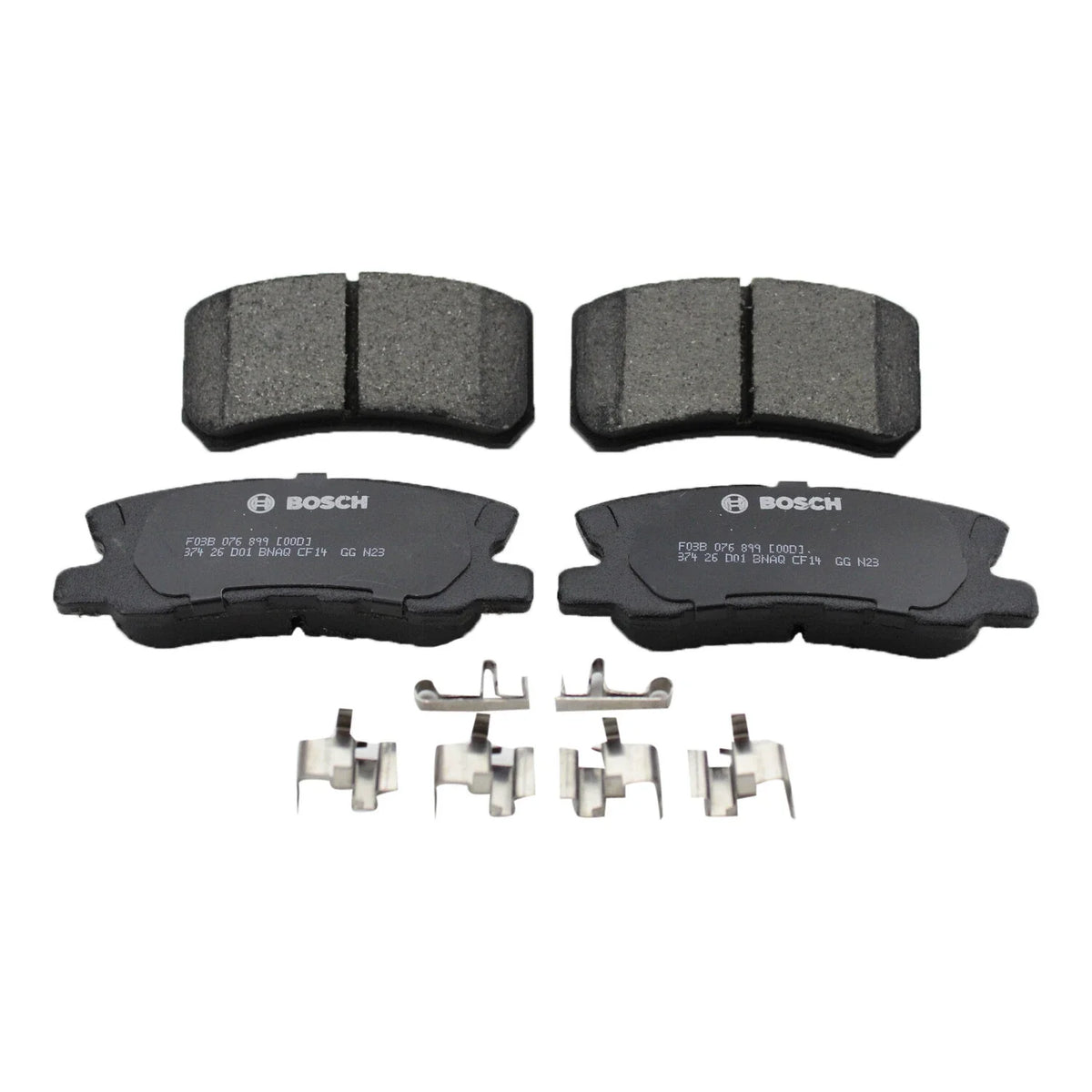 Set of 4 Bosch QuietCast Rear Ceramic Brake Pads for Chrysler Dodge Jeep Mitsubishi