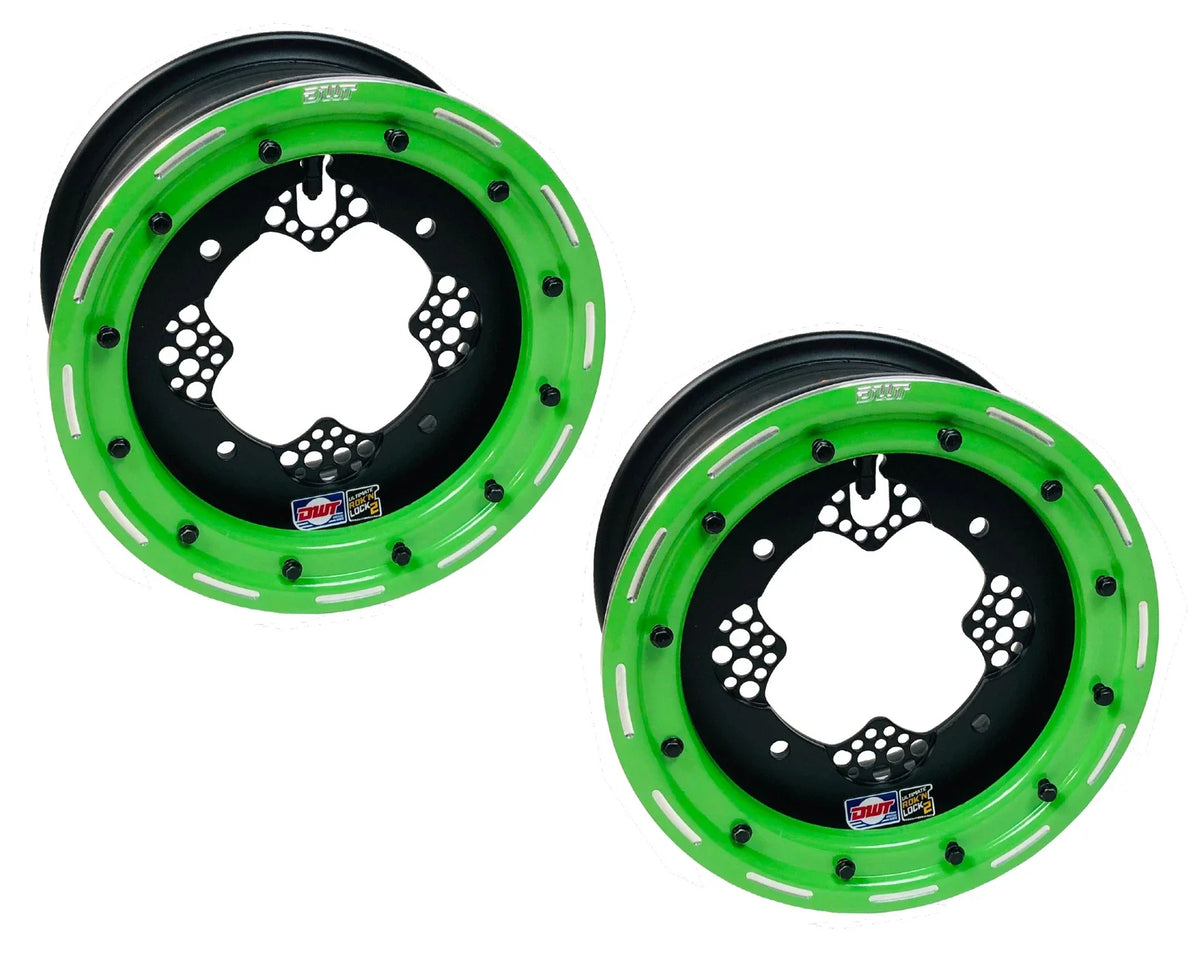 Set of 2 DWT ROK'N LOCK 10" Beadlock Rims for TRX 250R 250EX (10x5 4/144)