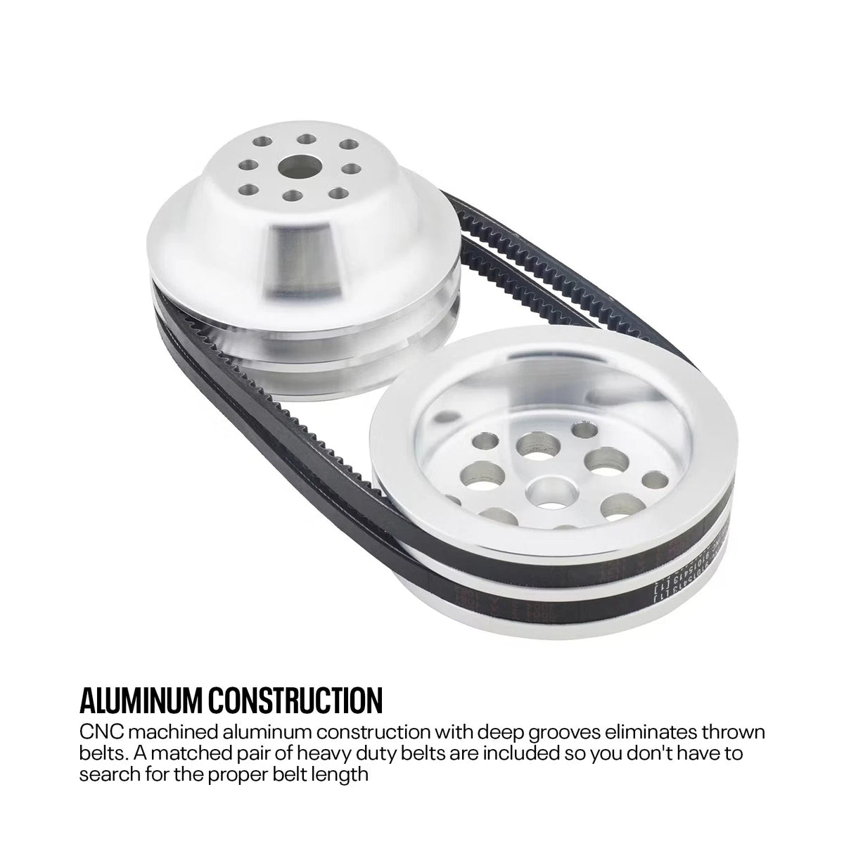 1:1 Pulley Combo for Small Block Chevy Short Pump (91015464)