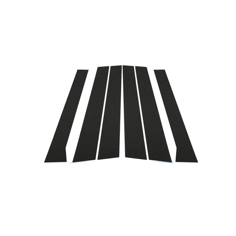 6x Carbon Fiber Pillar Posts for Porsche Macan (2014–2022)