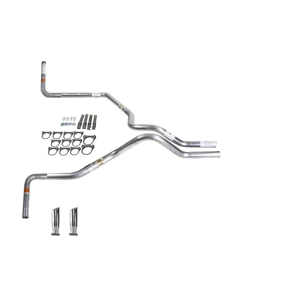 Dual Exhaust Pipe for F150 (1995–1997) 2.5" No Muffler RC Tip Side Exit