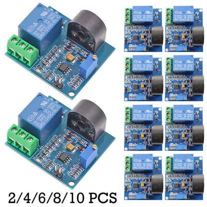 AC Current Detection Sensor Module Relay 5A Overcurrent Protect Switch