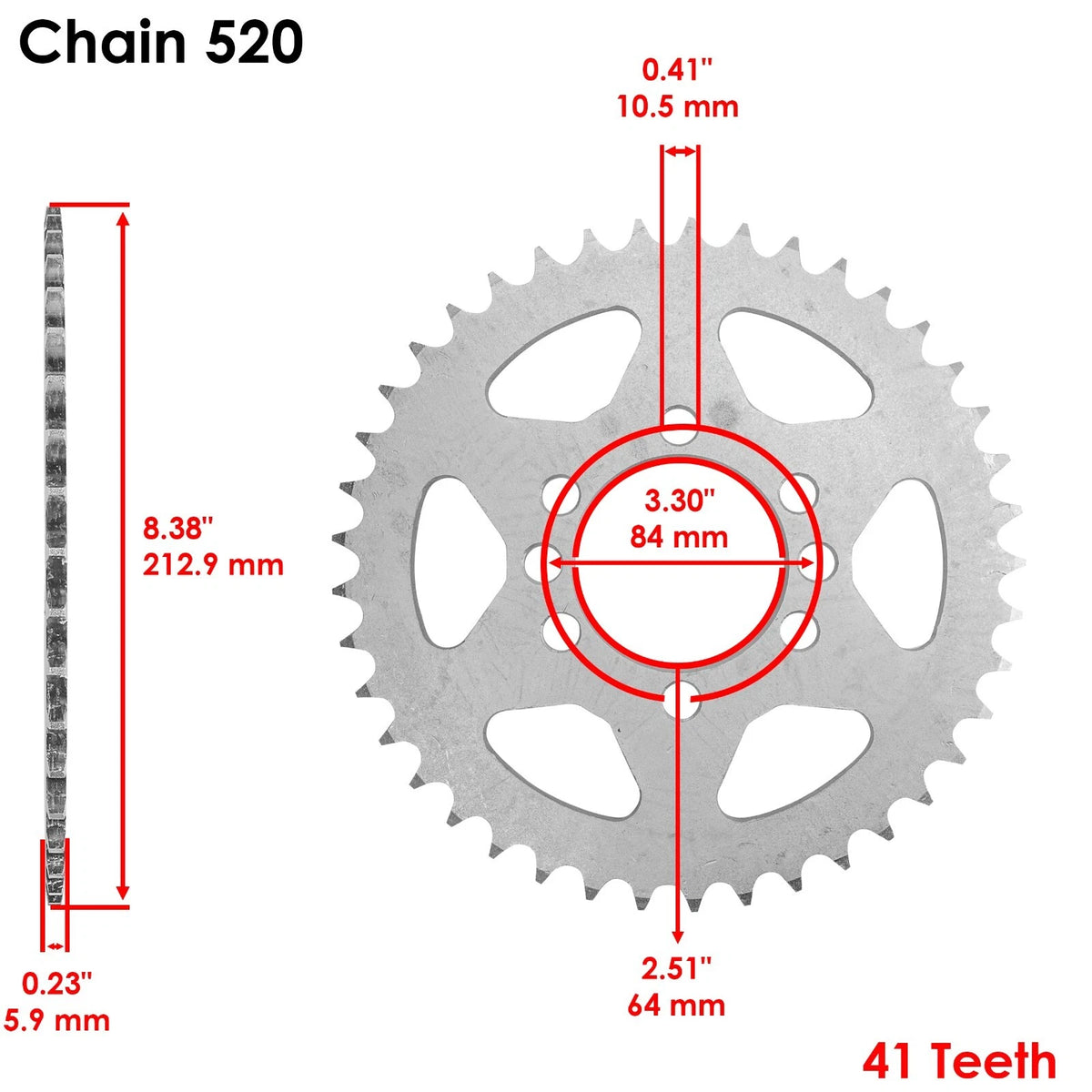 Green O-Ring Drive Chain & Sprockets Kit for Suzuki LT230E (1986–1993) EG3443FS182XO