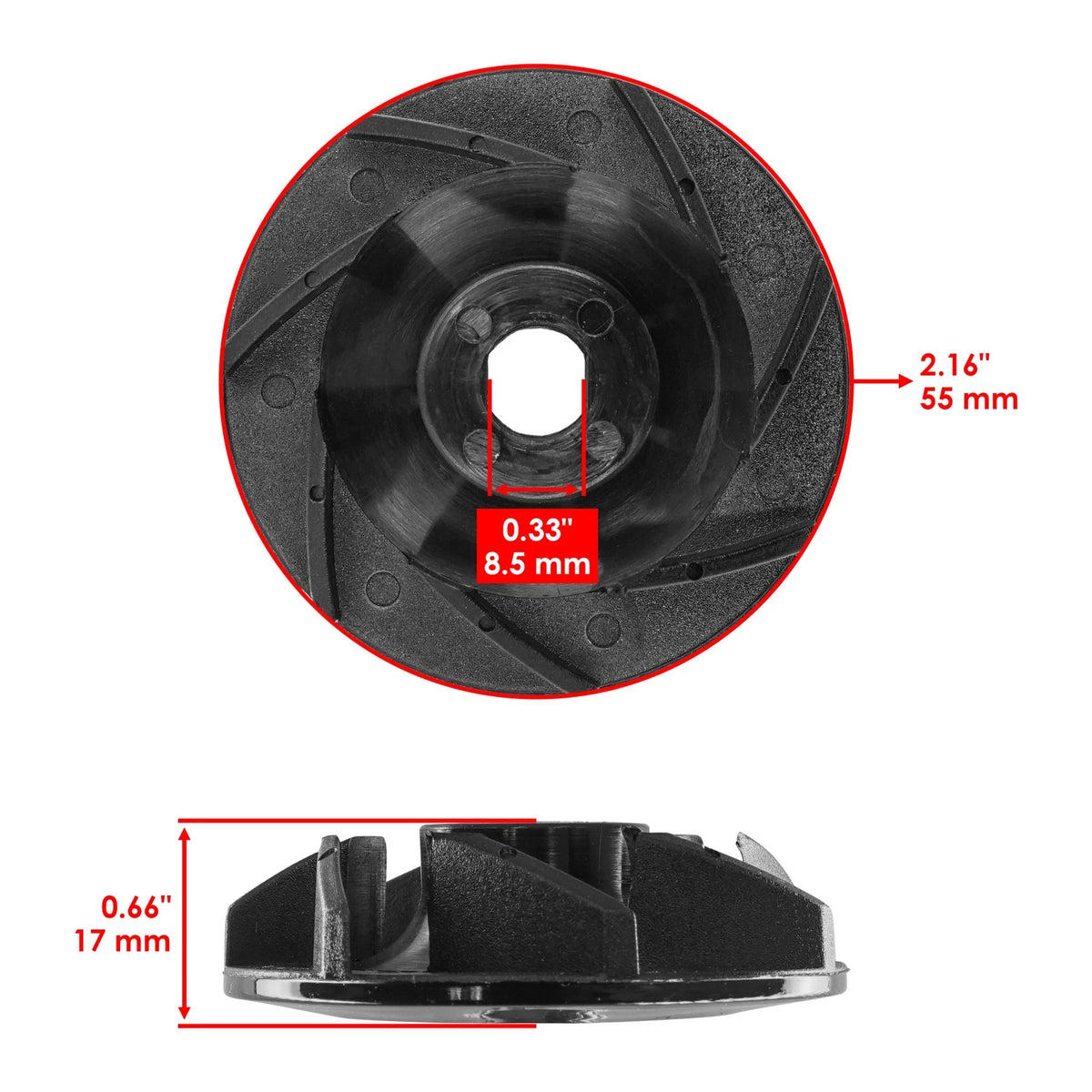 Oil Pump Water Pump Impeller Seal Kit for Polaris Ranger Crew 700 EFI (2008–2009) SC4554OP105DM