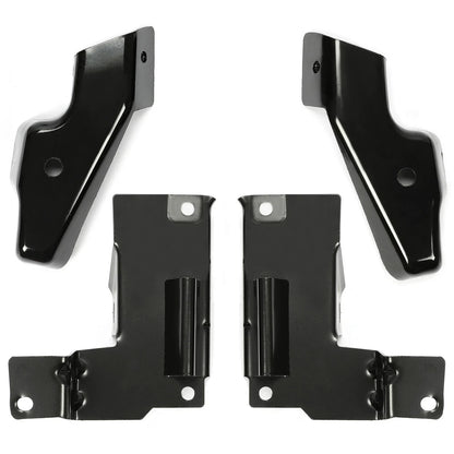 Set of 4 Front LH & RH Bumper Brackets for Chevrolet Silverado 1500 2500HD (1999–2007)