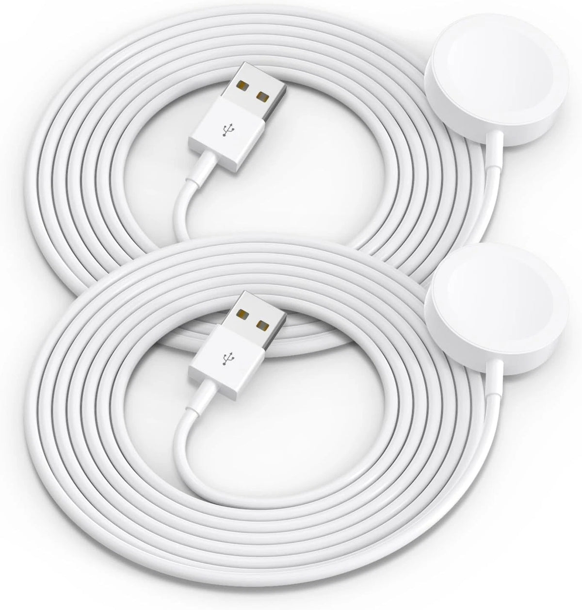 2X Amasuki Charger USB Magnetic Wireless 3.3ft for Apple Watch